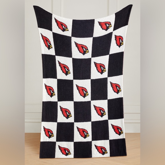 The Styled Collection Other - NWT NFL Buttery Blanket Arizona Cardinals Black and White Checkered